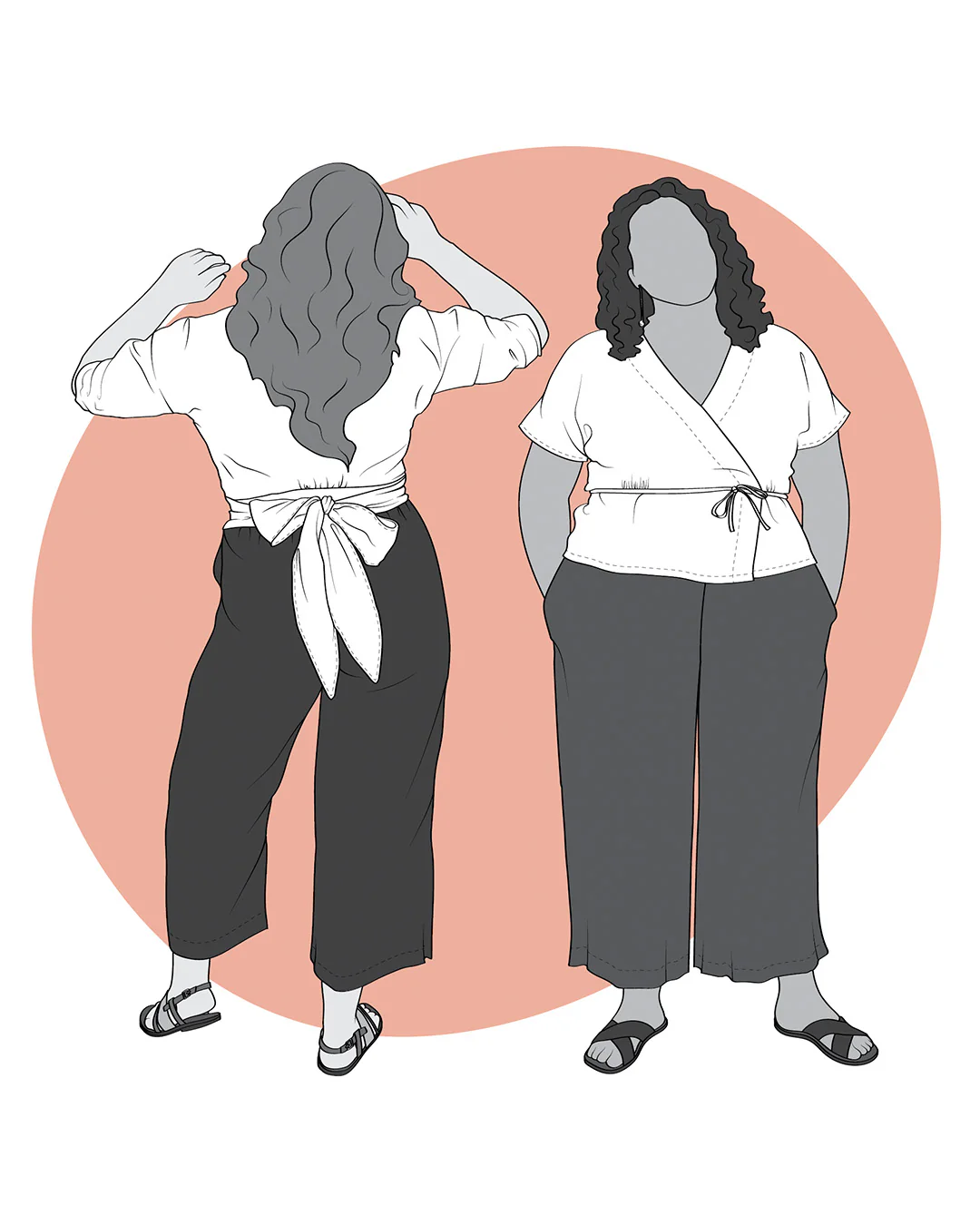 Cassidy Wrap Top - Image 26