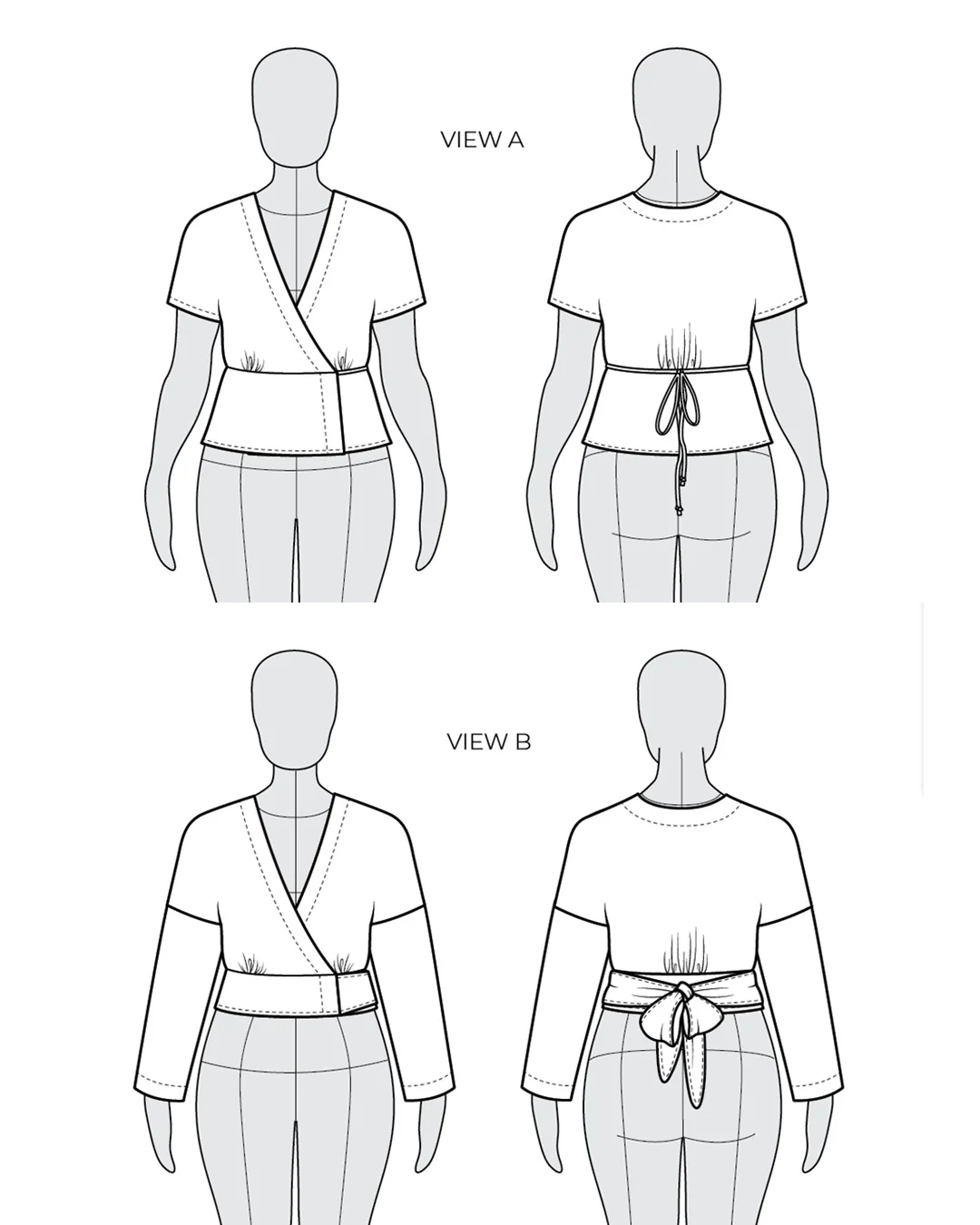 Cassidy Wrap Top - Image 3